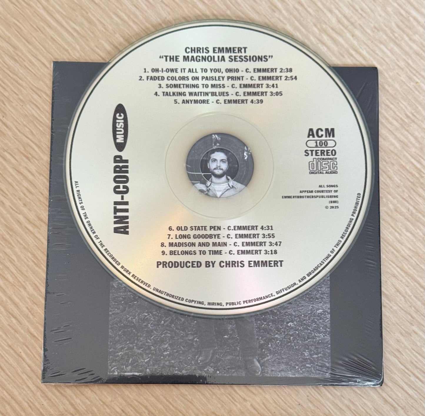 Chris Emmert - Magnolia Session CD